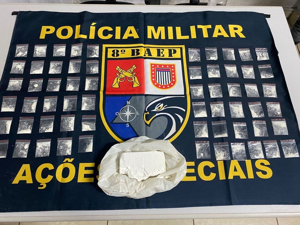 Homem de 22 anos é preso por tráfico de drogas em Presidente Prudente. Reprodução: Globo