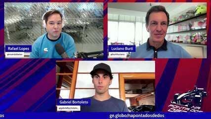 Gabriel Bortoleto, piloto da Sauber, reflete sobre a temporada e os desafios na F1. Reprodução: Globo
