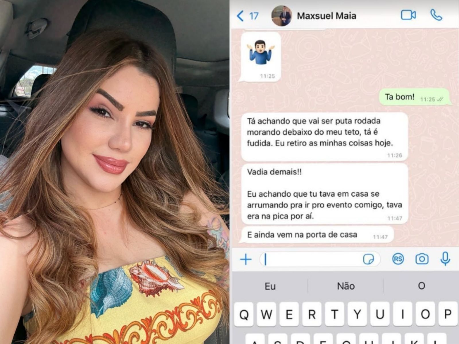 Ex-primeira-dama em momento de acolhimento após denúncia de violência no Acre.. Reprodução: G1