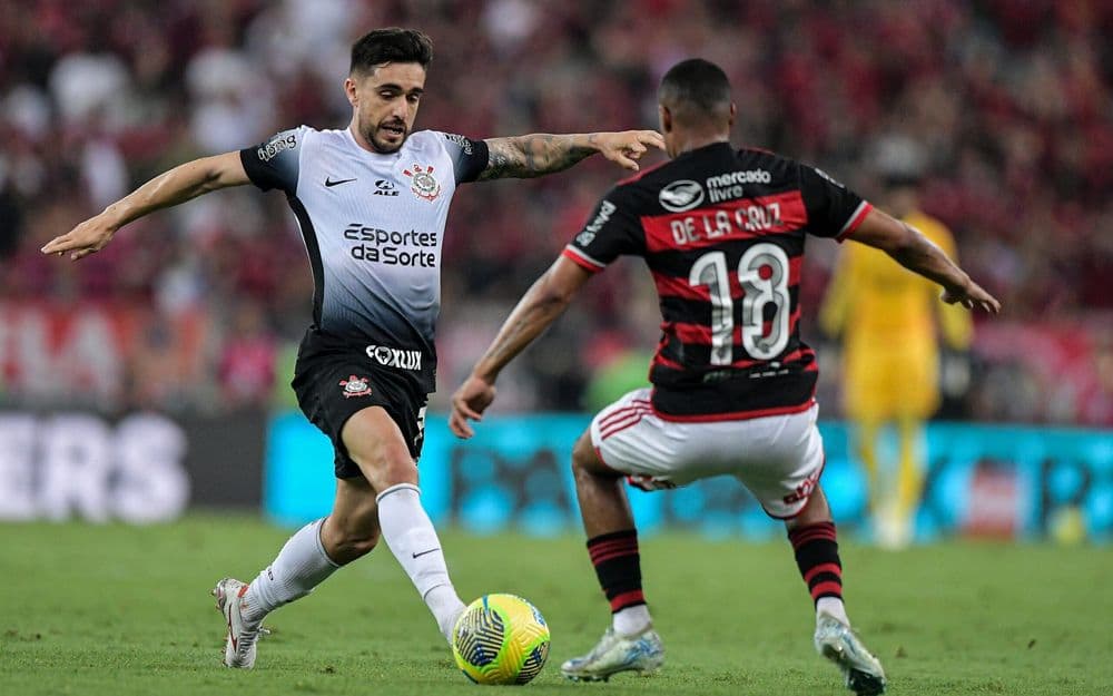 Flamengo e Corinthians se enfrentam no Maracanã pela sexta rodada do Campeonato Brasileiro. Reprodução: Lance.