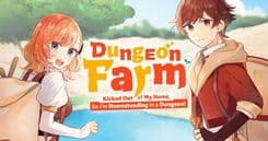 Imagens dos mangás 'Dungeon Farm' e 'The Record of a Fallen Vampire' em destaque. Reprodução: Anime News Network