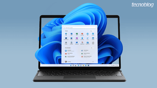 Windows 11 agora permite retomar aplicativos Android, começando com o Spotify. Reprodução: Tecnoblog