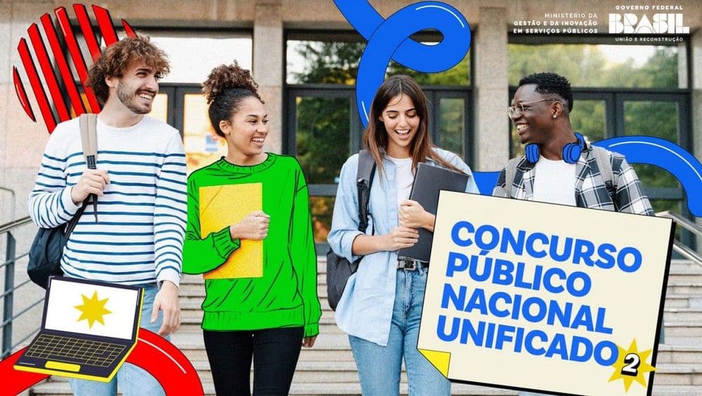 Ministra Esther Dweck apresenta detalhes da segunda edição do Concurso Nacional Unificado (CNU) 2025. Reprodução: Agência Brasil