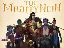 Posters de 'The Mighty Nein', nova série da Critical Role, que estreia em 19 de novembro no Prime Video. Reprodução: Business Insider