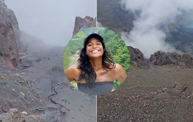 Juliana Marins foi encontrada morta após queda em encosta do Monte Rinjani, na Indonésia. Reprodução: Globo.