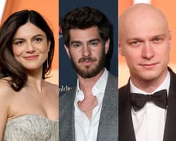 Elenco do filme 'Artificial', com Andrew Garfield, Yura Borisov e Monica Barbaro. Reprodução: Business Insider