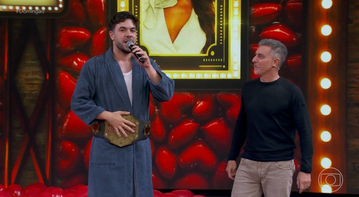 Alvaro Xaro brilha na Batalha do Lip Sync e vence Nicole Bahls. Reprodução: Gshow