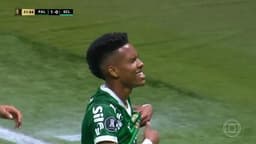 Palmeiras vence Sporting Cristal por 6 a 0 e chega a 142 vitórias na Libertadores. Reprodução: Globo