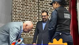 Prefeito de Quebrangulo, Manoel Tenório, preside posse de novos servidores públicos.; Reprodução: Edmilson Teixeira