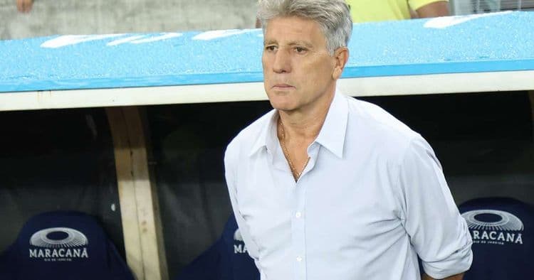 Renato Gaúcho critica arbitragem após gol sofrido nos acréscimos pelo Fluminense. Reprodução: Terra