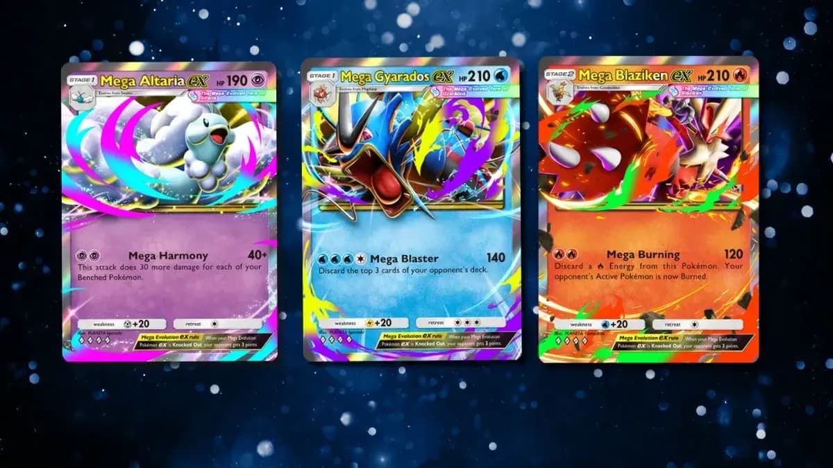 Jogadores reagem à volta das Mega Evoluções no Pokémon TCG Pocket, entre empolgação e preocupação com o equilíbrio. Reprodução: Anna Bernardo