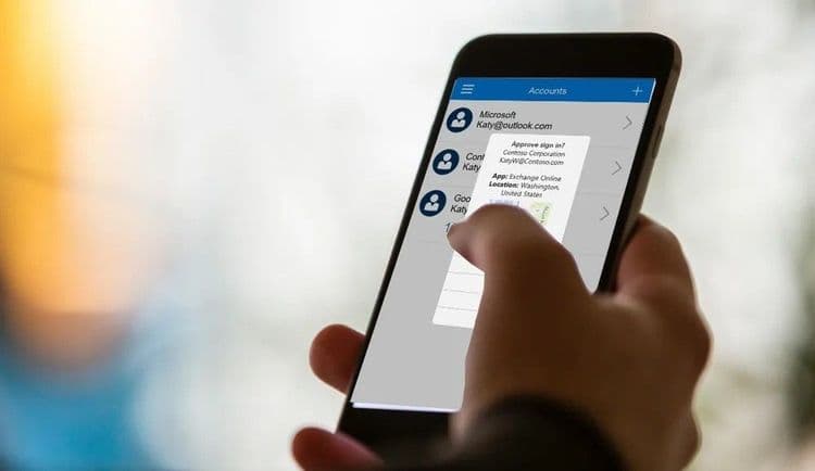 Usuários do Microsoft Authenticator devem se preparar para a remoção de senhas a partir de agosto. Reprodução: Globo