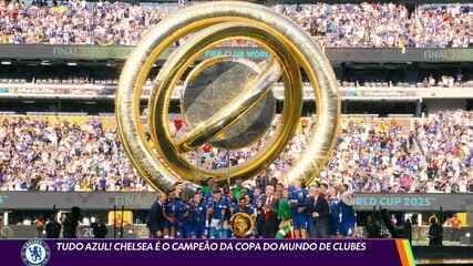 Chelsea se consagra campeão da Copa do Mundo de Clubes. Reprodução: Globo