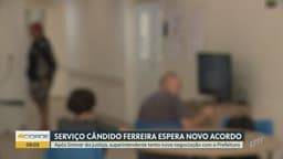 Fachada do Serviço de Saúde Dr. Cândido Ferreira, em Campinas, em meio a negociações com a Prefeitura. Reprodução: Globo