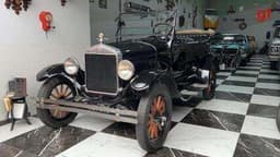 Ford T de 1925, relíquia de Jundiaí, completa 100 anos e impressiona em coleção particular. Reprodução: g1