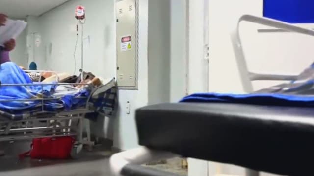 Pacientes com doenças graves aguardam transferência para atendimento especializado em Porto Alegre por mais de três meses.; Legenda da imagem. Reprodução: Globo