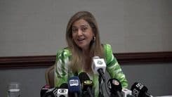 Leila Pereira fala sobre as expectativas para a estreia do Palmeiras na Copa do Mundo de Clubes. Reprodução: Globo