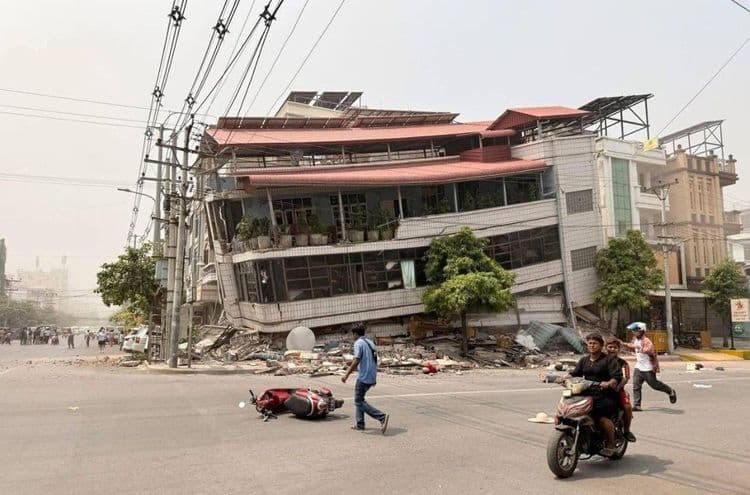 Terremoto de 7.7 em Mianmar Choca Bangkok e Região