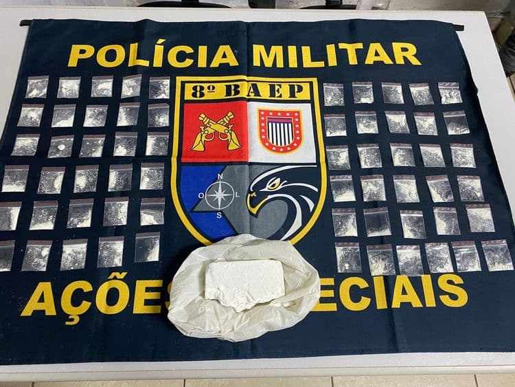 Homem de 22 anos é preso por tráfico de drogas em Presidente Prudente. Reprodução: Globo