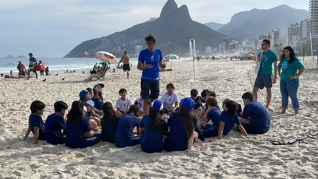 Escolas do Rio viram laboratórios de pesquisa ambiental em ano da COP30.. Reprodução: Oglobo
