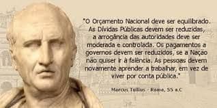A história de Cícero inspira a responsabilidade fiscal e a ética na gestão pública. Reprodução: redação