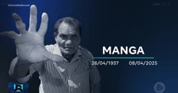 Manga, ícone do futebol brasileiro, faleceu aos 87 anos no Rio de Janeiro. Reprodução: R7