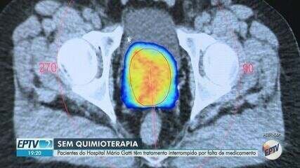 Pacientes com câncer enfrentam suspensão de quimioterapia no Hospital Mário Gatti em Campinas.; Reprodução: Globo