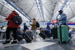 Chicago O'Hare International Airport teve o maior número de voos cancelados na sexta-feira, segundo Cirium. Reprodução: Retorno do item 11