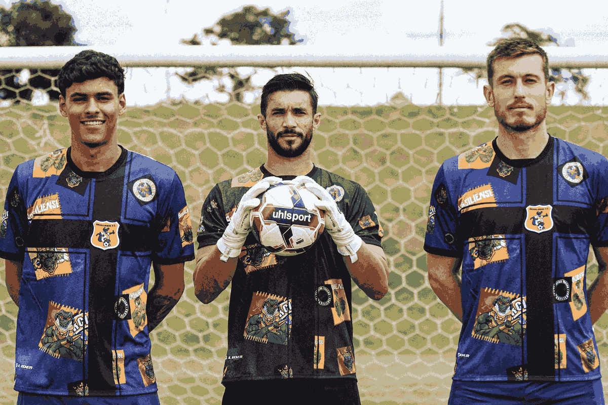 Brasiliense revela novo uniforme inspirado no rock