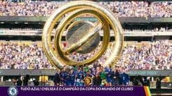 Chelsea se consagra campeão da Copa do Mundo de Clubes. Reprodução: Globo