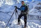 Corpo do montanhista Edson Vandeira é enterrado próximo ao Nevado Artesonraju, no Peru.; Reprodução: Autor desconhecido