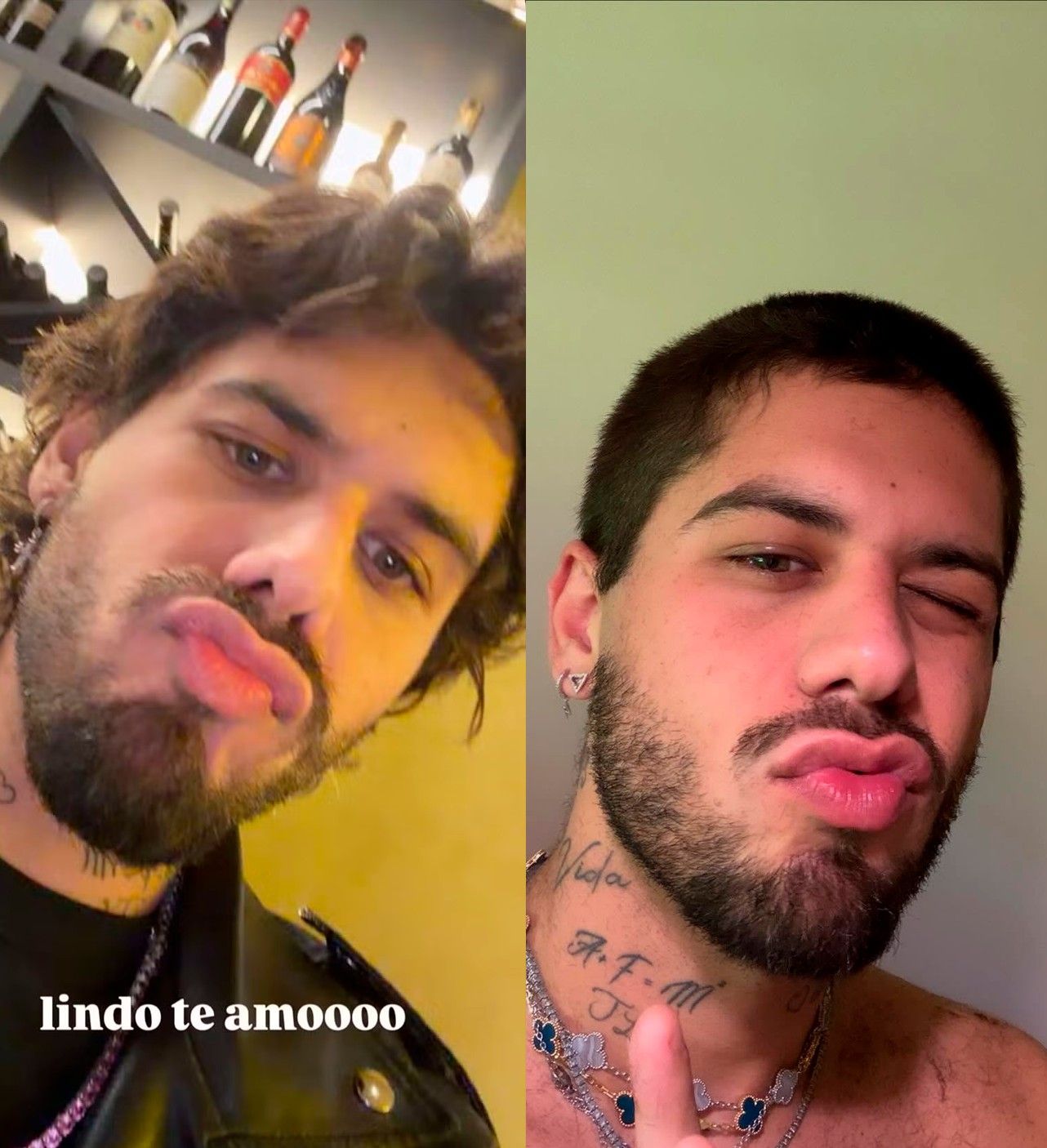 Zé Felipe mostra antes e depois do visual, diz que vai arrumar amanhã.. Reprodução: Gshow