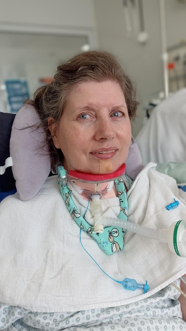 Mulher com ELA em UTI, plano de saúde nega home care aprovado pela Justiça. Reprodução: G1