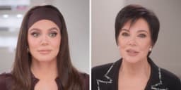 Kris ri enquanto Khloé se horrifica com notícias sobre doll inflável semelhante a Lamar. Reprodução: BuzzFeed