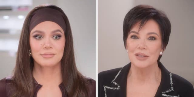 Kris ri enquanto Khloé se horrifica com notícias sobre doll inflável semelhante a Lamar. Reprodução: BuzzFeed