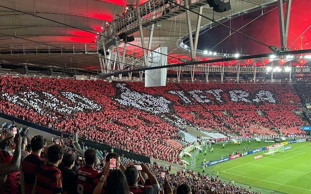 Flamengo é derrotado pelo Central Córdoba em seu debut na Libertadores de 2025 no Maracanã. Reprodução: Lance.