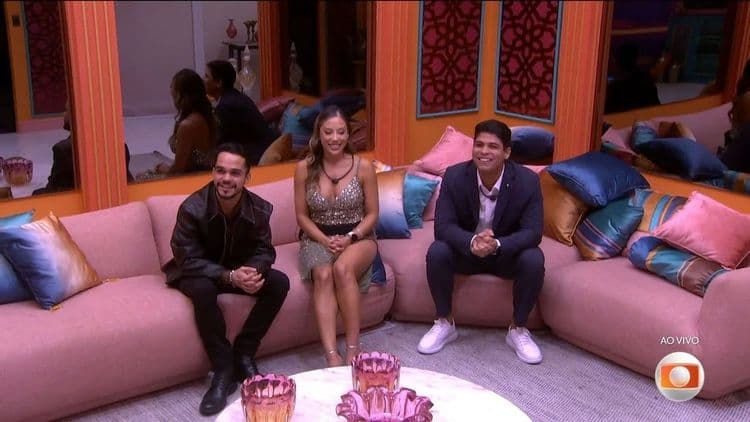 Participantes da Final do reality show retornam, mas Renata ainda não voltou para o Ceará. Reprodução: Globo