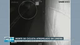 Polícia investiga atropelamento de ciclista que deixou vítima fatal em Limeira. Reprodução: EPTV