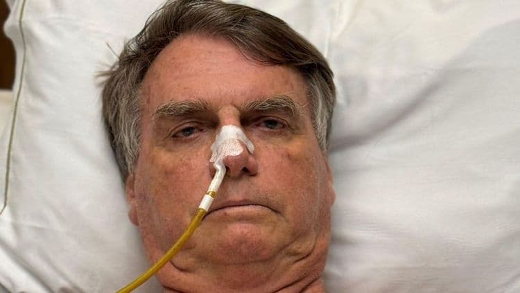 Ex-presidente Jair Bolsonaro apresenta melhora em exames e segue internado. Reprodução: CNN Brasil