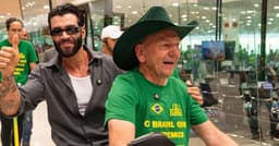 Gusttavo Lima e Luciano Hang anunciam parceria política