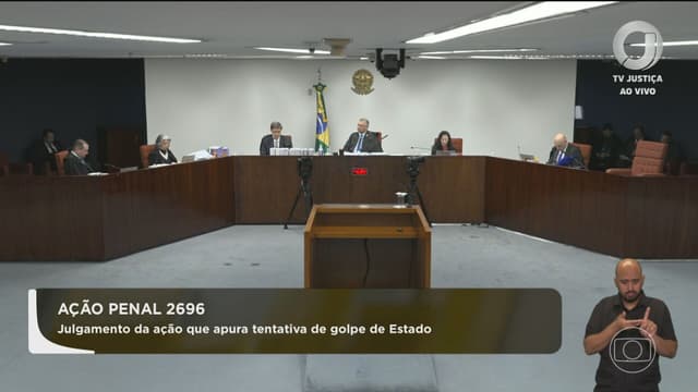 STF inicia julgamento do núcleo 3 da trama golpista. Reprodução: Retorno do item 11