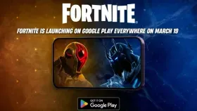 Fortnite volta à Google Play Store em 19 de março, após seis anos de remoção. Reprodução: Gosugamers