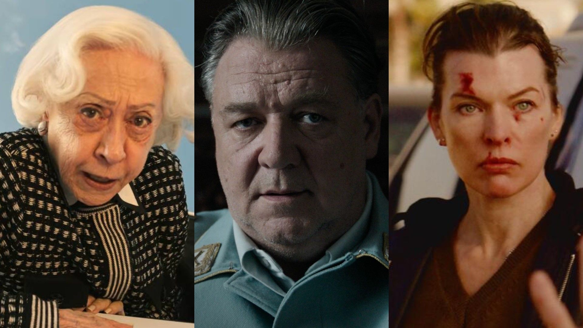 Cartazes com estreias: Velhos bandidos, Nuremberg, Super Mario Galaxy e Vingadora.. Reprodução: Oglobo