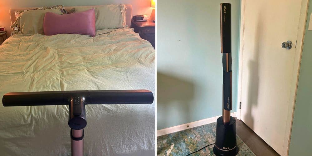 O ventilador Shark Turboblade promete inovar o conforto do sono em noites quentes.; Reprodução: Kinsley Searles/Business Insider