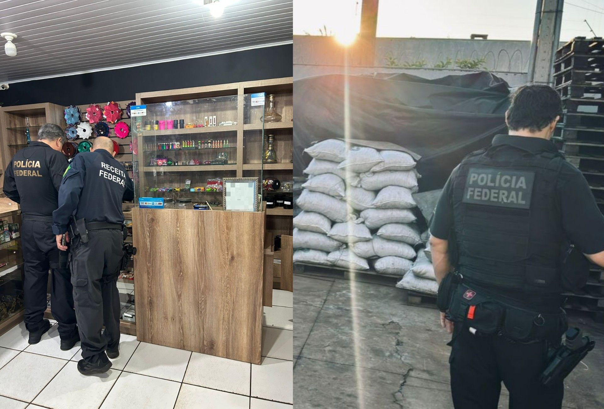 [PF apreende vapes e encontra fábrica clandestina durante operação em Campo Grande]. Reprodução: G1