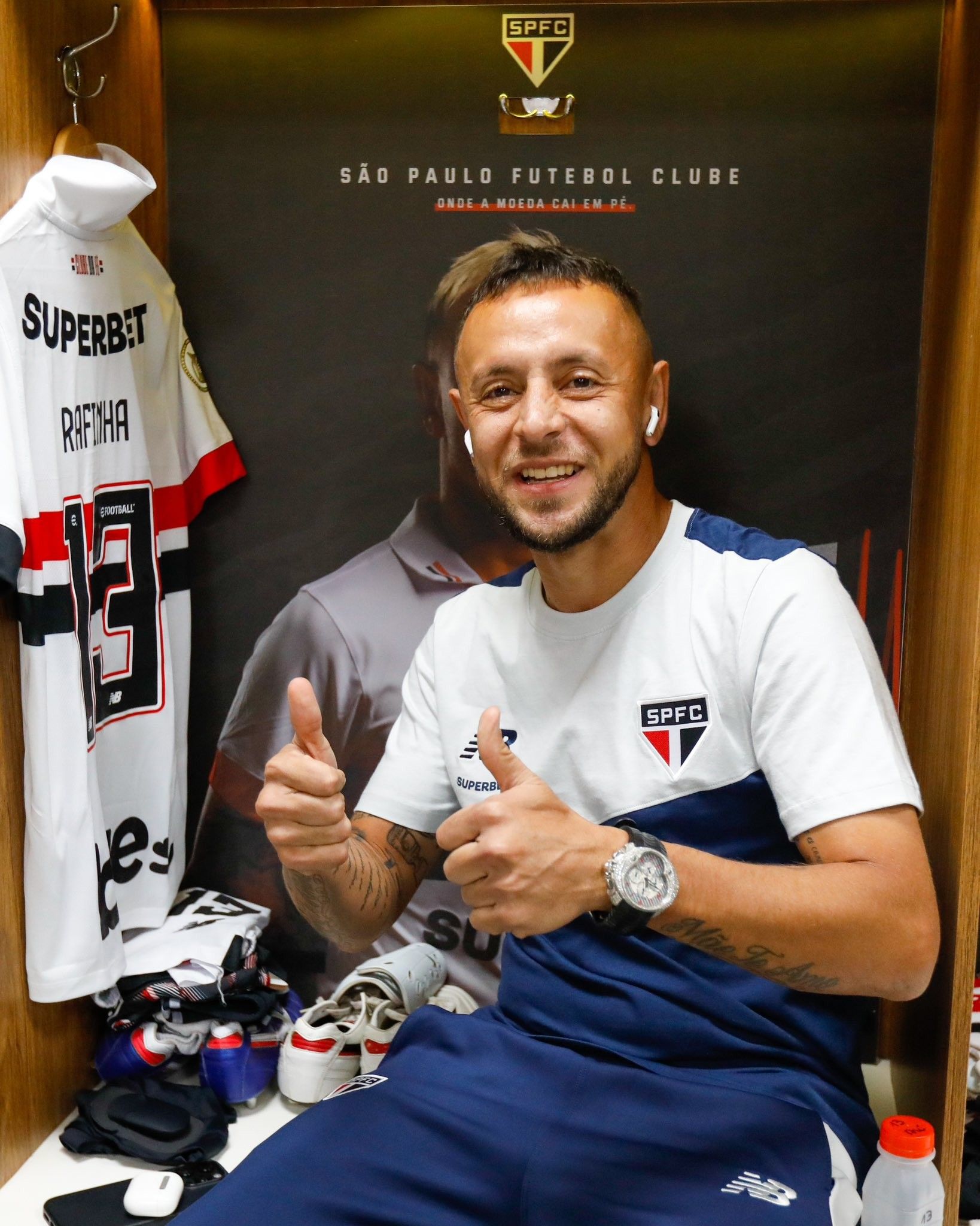 Rafinha comenta possível retorno ao São Paulo. Reprodução: Ge