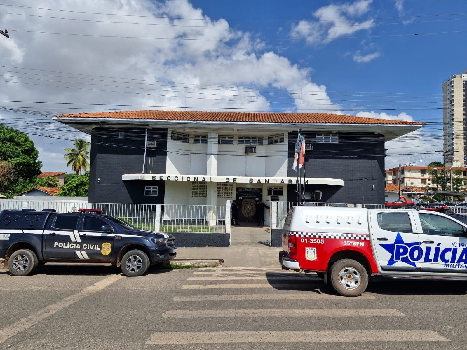 Homem é agredido com paulada após desentendimento entre vizinhos em Santarém.; Reprodução: g1