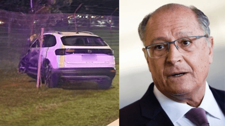 Motorista sem habilitação colide com cerca da vice-presidência