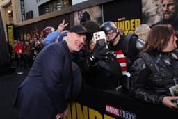 Kevin Feige comenta sobre o enigma apresentado no final do filme 'Thunderbolts'. Reprodução: Gizmodo
