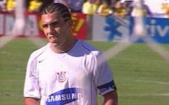 Dyego Coelho, ex-jogador do Corinthians, fala sobre sua trajetória como técnico no São Bento. Reprodução: Globo